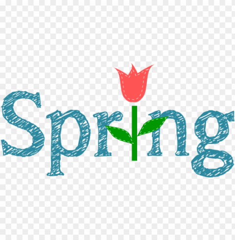 image freeuse text clipart spring - tulips in spring cartoo Free PNG transparent images