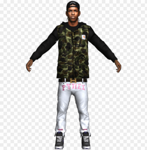 image - gta sa asap rocky PNG images with alpha mask PNG transparent with Clear Background ID ea2914b4