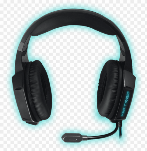 image label - audifonos gamer Transparent PNG Isolated Graphic with Clarity