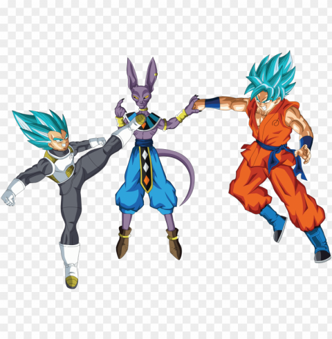 image library library vegeta and goku ssgss - goku vs beerus PNG images with cutout