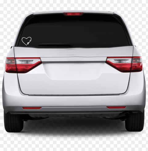 image of tubie vinyl car decal - 2012 honda odyssey rear PNG files with no background assortment