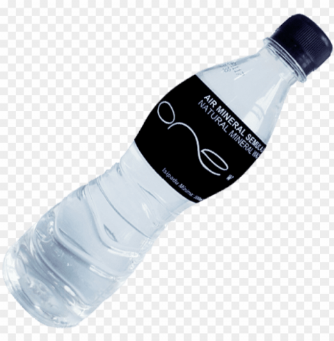 image one water bottle leaning - mineral water brands in malaysia Transparent PNG Isolated Item with Detail