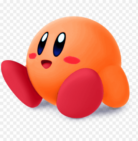 image - orange kirby super smash bros Isolated Character in Clear Background PNG