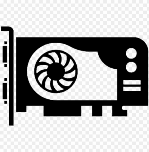 image result for gpu icon - gpu symbol Transparent Background Isolated PNG Illustration