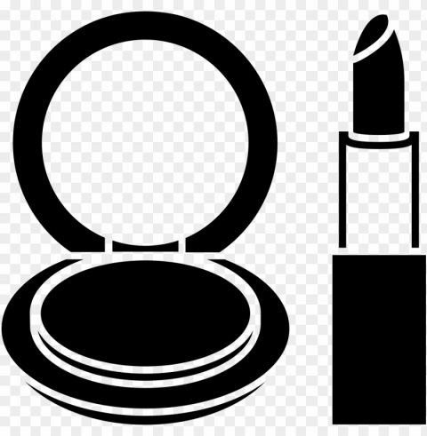 image result for makeup vector black and white - makeup icon Transparent background PNG stockpile assortment