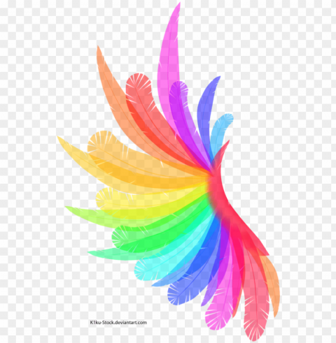 image result for rainbow colored angel wings - blue wings background PNG images with transparent canvas comprehensive compilation