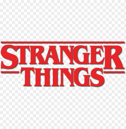 image result for stranger things - stranger things title PNG files with no backdrop required