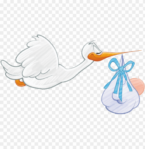 image royalty free library clipart - stork carrying baby boy PNG transparent photos for design