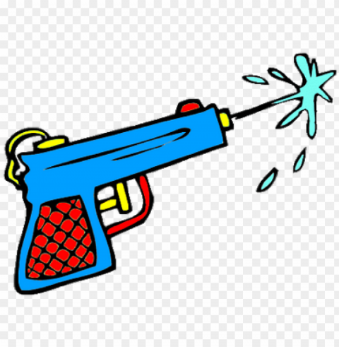  royalty free library pistol on twitter splash - water gun clip art PNG Image Isolated with Transparent Clarity