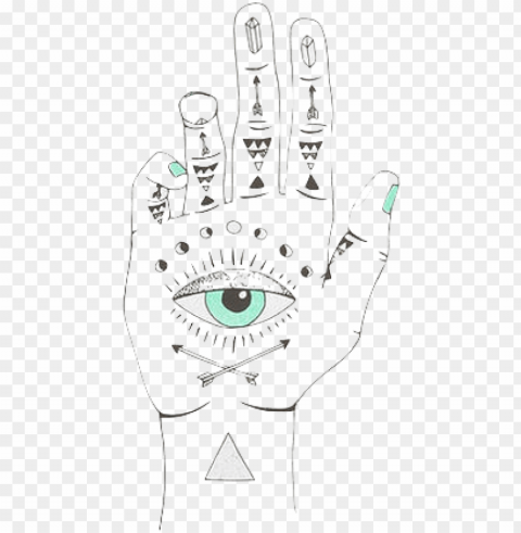 image - source - - eye see hamsa canvas print - small by wesley bird Transparent PNG images database