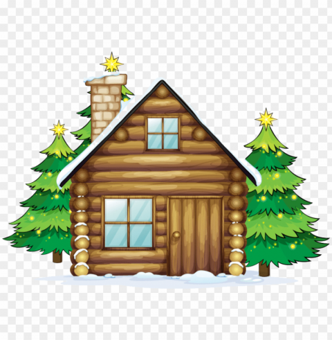 image transparent stock log cabin clipart - wood house vector free PNG images with alpha transparency wide selection