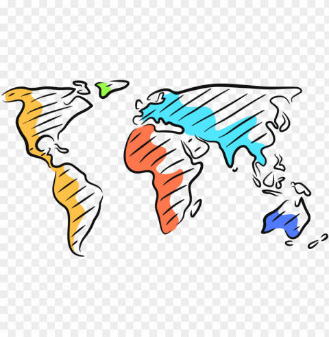 image transparent stock map transparent cartoon - world map cartoon drawi PNG images with clear backgrounds