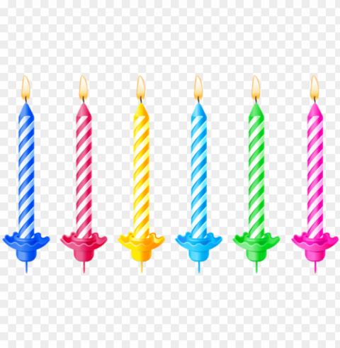 imagem de festa vela de aniversário 3 - birthday candles PNG with no cost