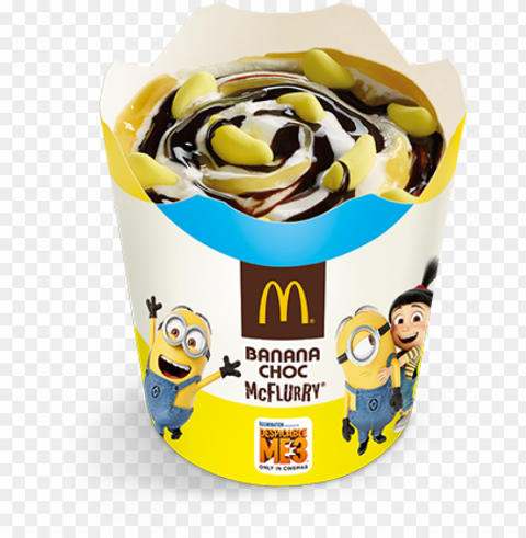 imagemcdonald's - mcdonalds minion mcflurry PNG photo without watermark PNG transparent with Clear Background ID 618ba1fc