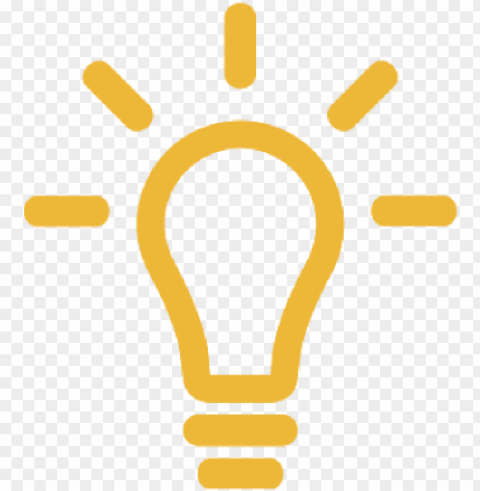 imágenes de focos o bombillas de luz eléctrica - light bulb logo Isolated Illustration in Transparent PNG