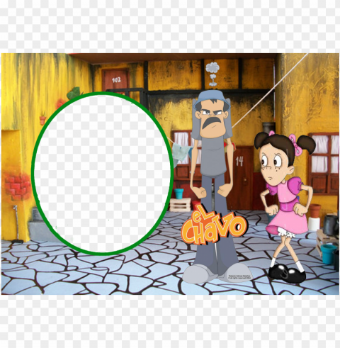 imagenes del chavo del ocho animado - marcos para fotos del chavo animado PNG with isolated background