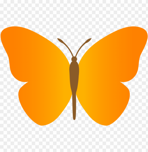 Images Of Butterfly Clipart Clipartfest 2 Clipartbarn - Orange Butterfly Clip Art PNG Graphics With Clear Alpha Channel