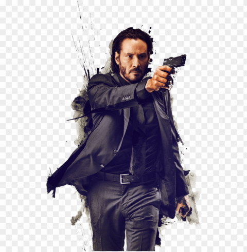 img - john wick Isolated Graphic with Transparent Background PNG