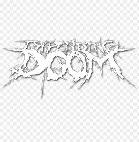 impending doom logo PNG images for mockups