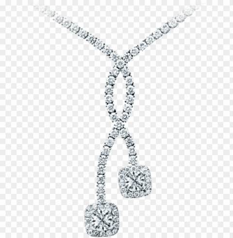 imperiale for forevermark diamond necklace set in twisting - pendant Isolated PNG Item in HighResolution