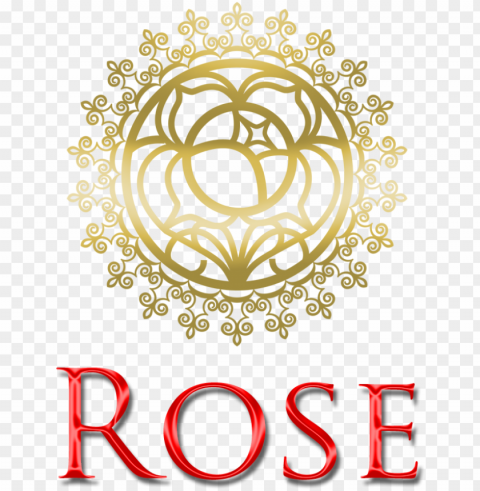 imqqor - royal rose logo Isolated Subject on HighQuality PNG