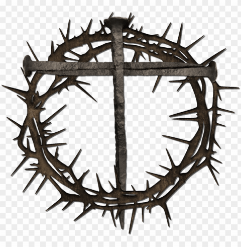 in by crafty annabelle on easter clip art - crown of thorns and nail cross PNG images with cutout