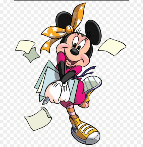 in by debra norwood on minnie mouse - minnie mouse en la escuela Isolated Character in Clear Transparent PNG PNG transparent with Clear Background ID 31d4d5ee