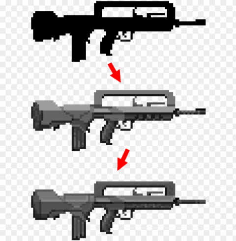 In By On Famas - Famas Sprite Free PNG File