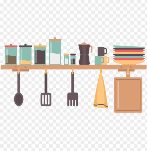 in home cooking classes nyc footer - home kitchen vector ClearCut Background Isolated PNG Design