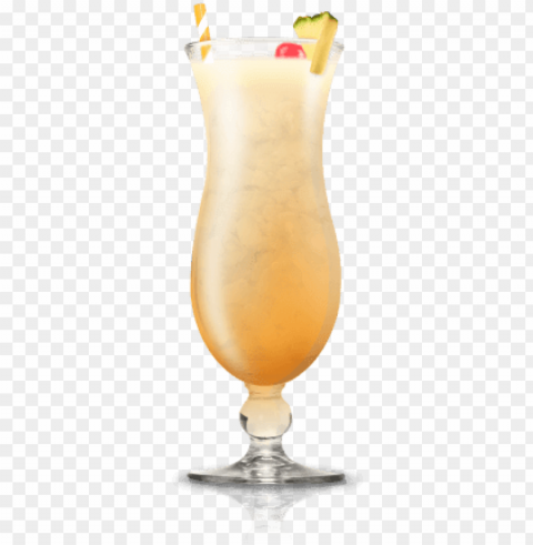ina colada cocktail Isolated Design Element in PNG Format