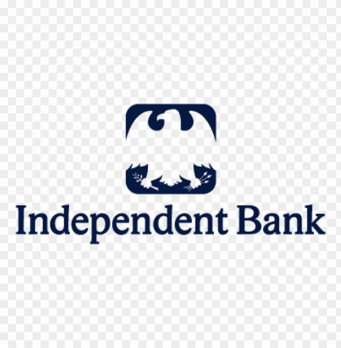 independent bank company vector logo Clean Background Isolated PNG Graphic