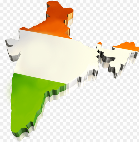 india map transparent image - 3d indian india ma PNG Isolated Object with Clarity