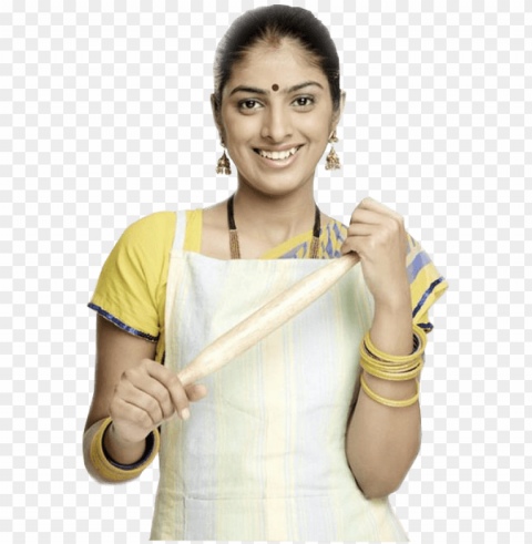indian clipart house maid - indian female chef PNG images with cutout
