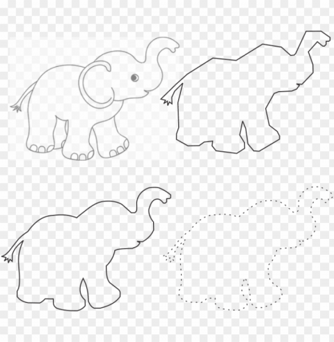indian elephant PNG files with transparent canvas collection