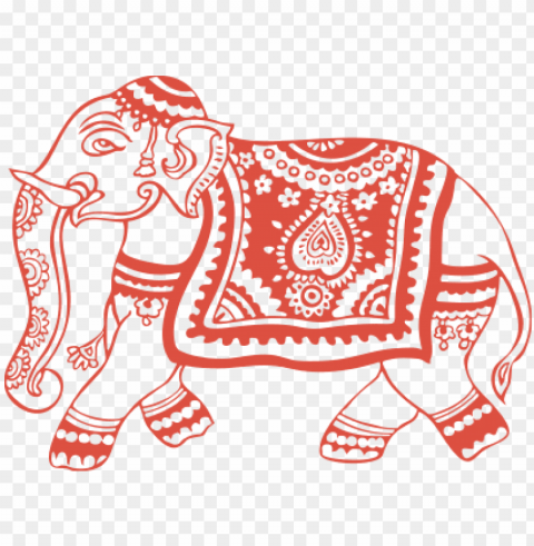 indian elephant design Free transparent PNG PNG transparent with Clear Background ID 712e245b