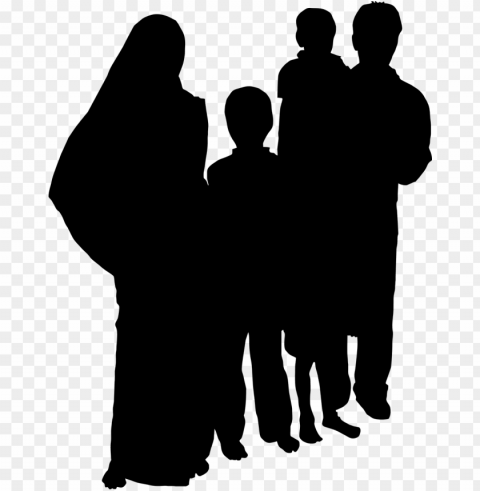 Indian Family Clipart Black And White - Couple Walking Silhouette PNG Images With No Background Essential