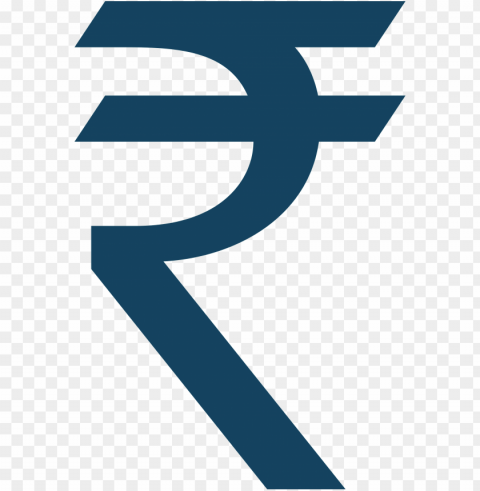indian rupee sign currency symbol transprent - indian rupee symbol Transparent PNG Object with Isolation