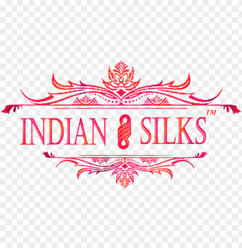 indian silks-buy handloom pure silk sarees pure kanchipuram - indian saree logo Isolated Element in Clear Transparent PNG