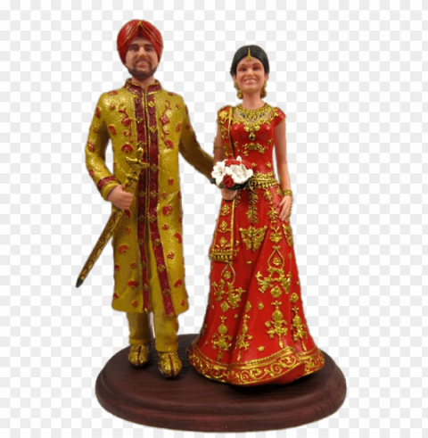 indian wedding cake topper figurines PNG files with clear background bulk download
