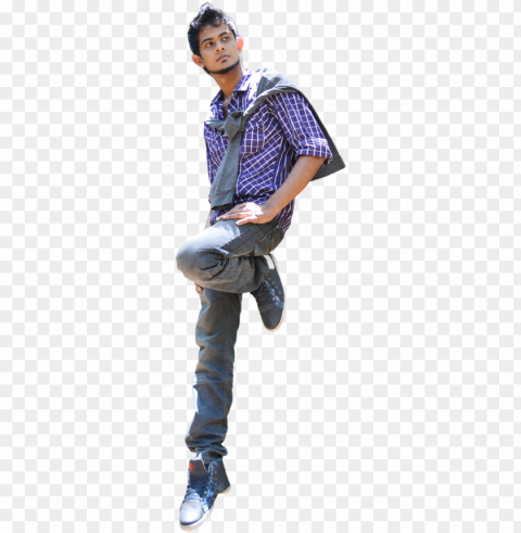 indianmanstandingleaning - indian man standing PNG with isolated background