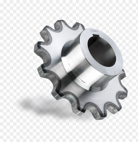 industrial real gear wheel Clean Background Isolated PNG Object