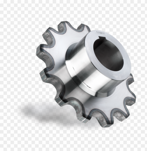 Industrial Real Gear Wheel Clean Background Isolated PNG Object