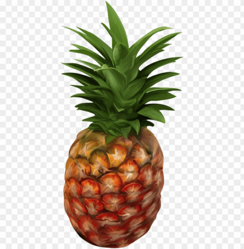 ineapple clipart fruits and vegetable - pineapple ananas PNG graphics with transparent backdrop