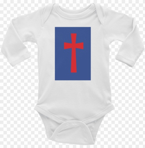 infant long sleeve one-piece - cross PNG images with alpha transparency diverse set