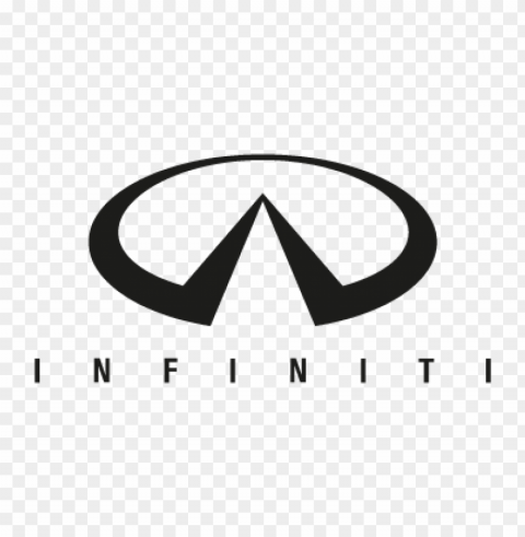infiniti vector logo Isolated PNG on Transparent Background