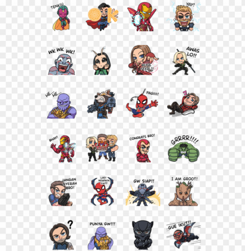 infinity war - sticker infinity war line PNG files with clear background bulk download
