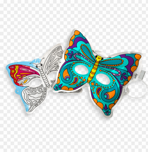 inflatable paper butterfly mask from 3d colorables - 3d inflatable butterfly ClearCut Background Isolated PNG Design