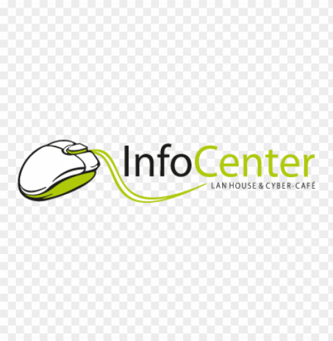 infocenter lan house e cyber cafe vector logo Transparent PNG images set
