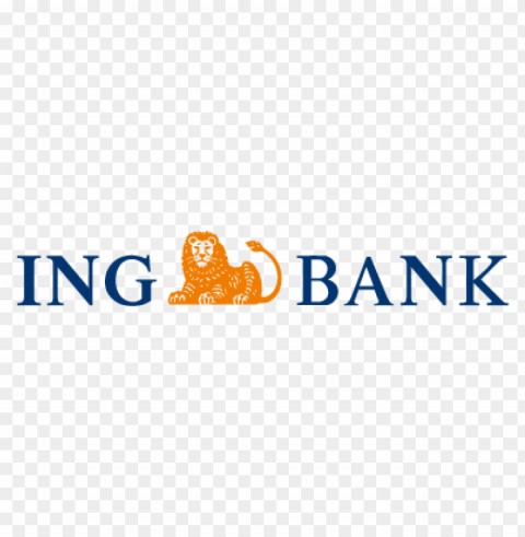 ing bank vector logo free download Clean Background Isolated PNG Icon