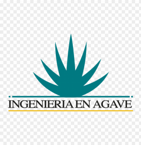 ingenieria en agave vector logo PNG with no bg